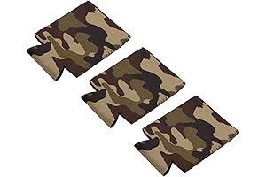 MECCANIXITY Can Cooler Sleeves - Camo Koozies for Cans