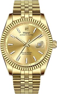 Men's Automatic Mechanical Classic Luxury Watch Stainless Steel Waterproof Machine Watches Fashion Double Watches Date Sapphire Crystal