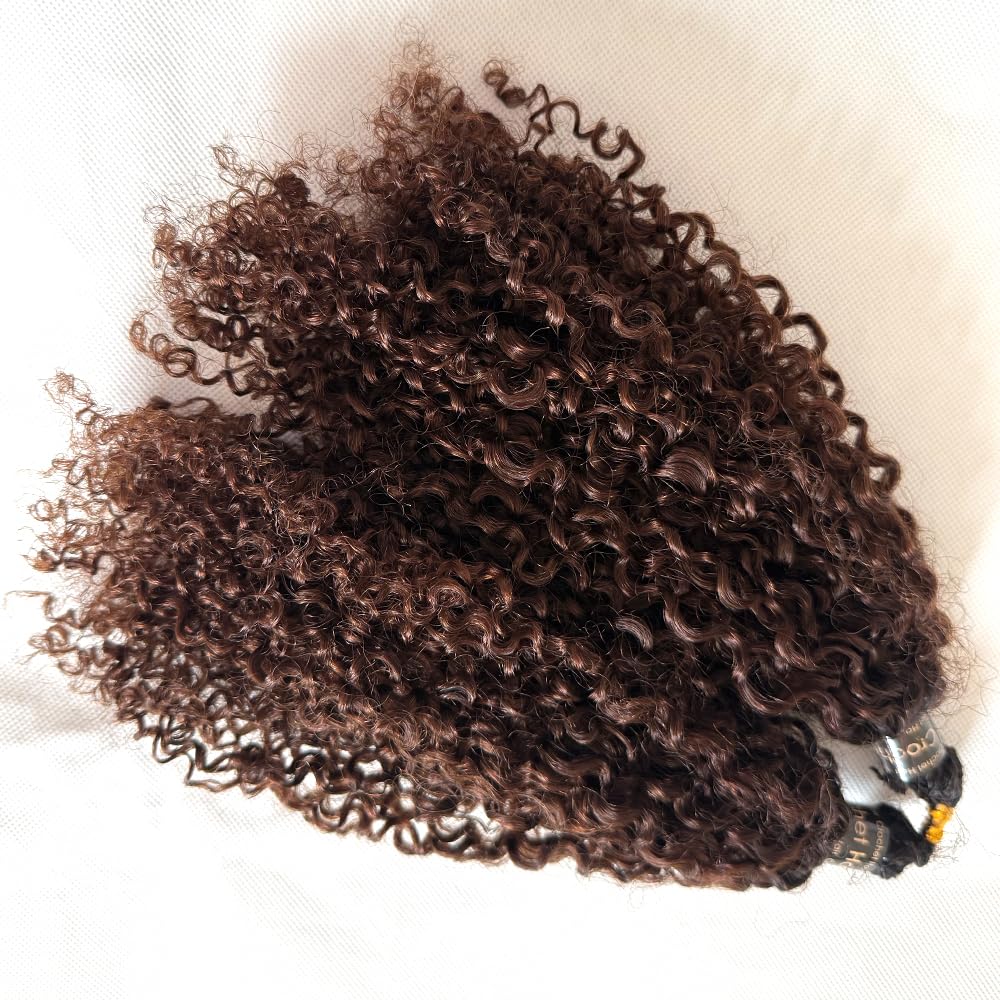 Extensiones de cabello humano de ganchillo #1B/30 de dos tonos, multitextura, rizado, color degradado, raíces negras, reutilizables, 18 pulgadas, 240 g, cabeza completa