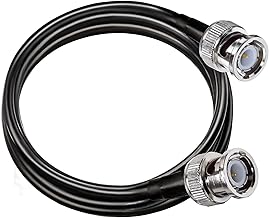 TUOLNK RG58 HD-SDI Coaxial Cable - BNC Male to Male Extension Low Loss 50 Ohm - 2 m for Surveillance Systems