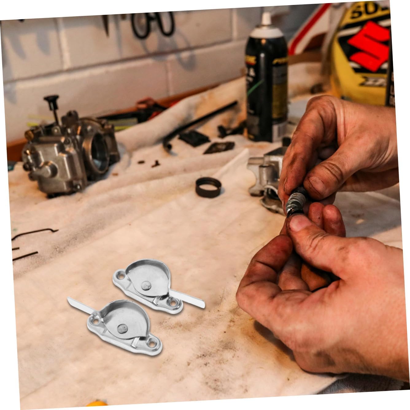 TOYANDONA 12sets Crescent Window Lock Stainless Steel Security Lock Padlock Key Included Home Security Easy Installation Resistant