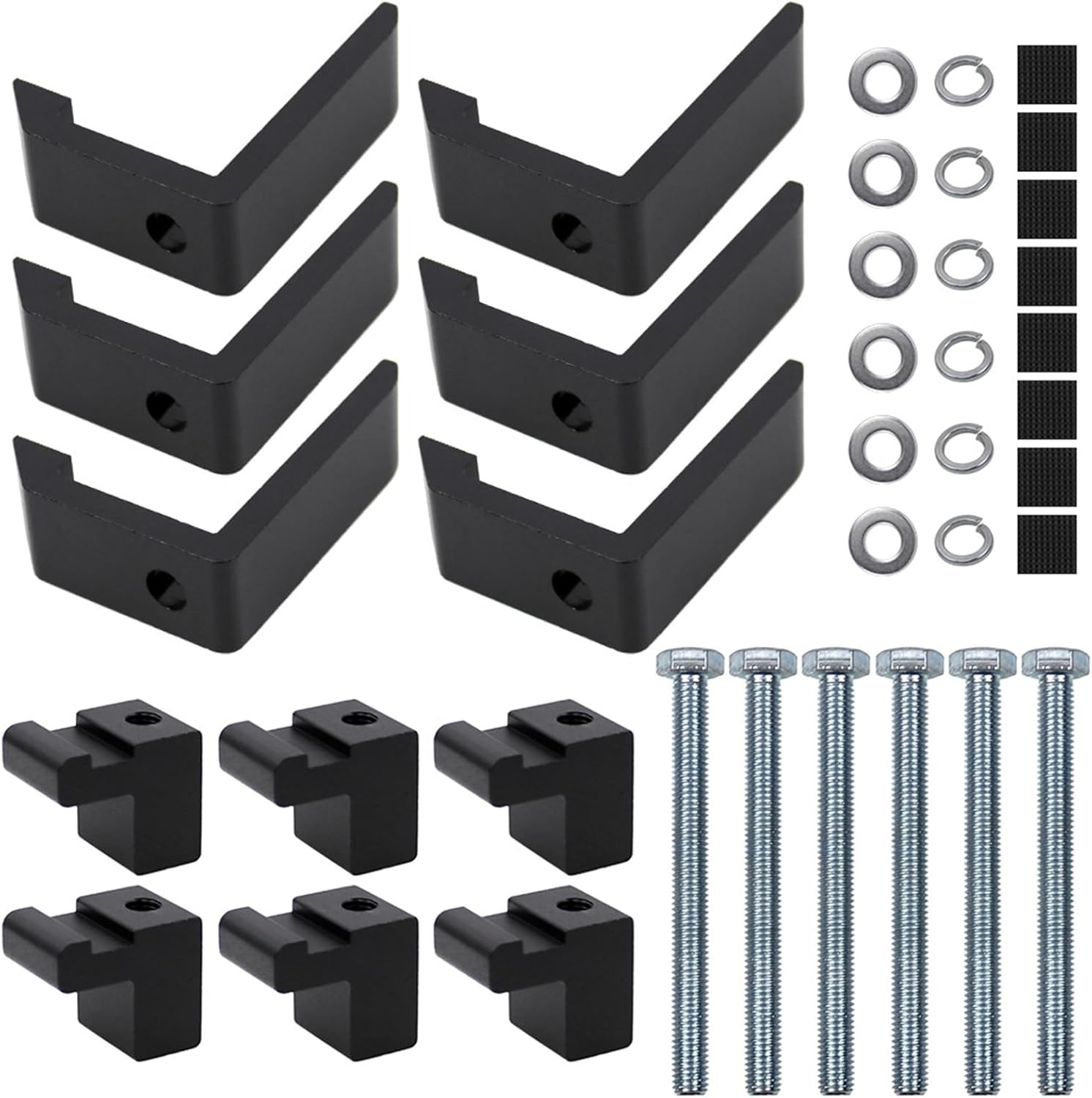 4pcs/6pcs/8pcs Mounting Clamp for Truck Caps/Campers Shell Utility Track Mount Clamps Aluminum Clamp