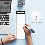 Magnetic Dry Erase List Board - 4"x12" (10.16x30.48cm) Multifunctional List Board for Fridge - 6 Extra Fine Point Markers Included - Shipped Flat