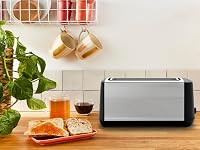 Moulinex Subito 4 kenyérpirító 2 részes hosszú nyílás 1700W rozsdamentes acél 6