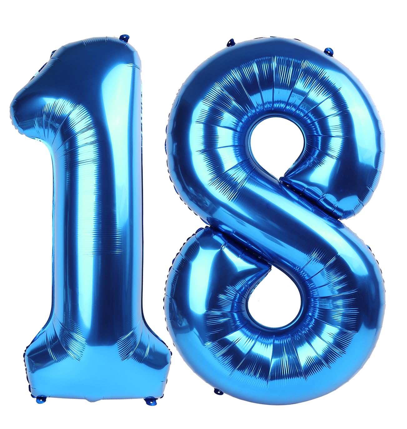 18 Balloon 40 inch Dark Blue Number Balloons for 18 Birthday Decoration