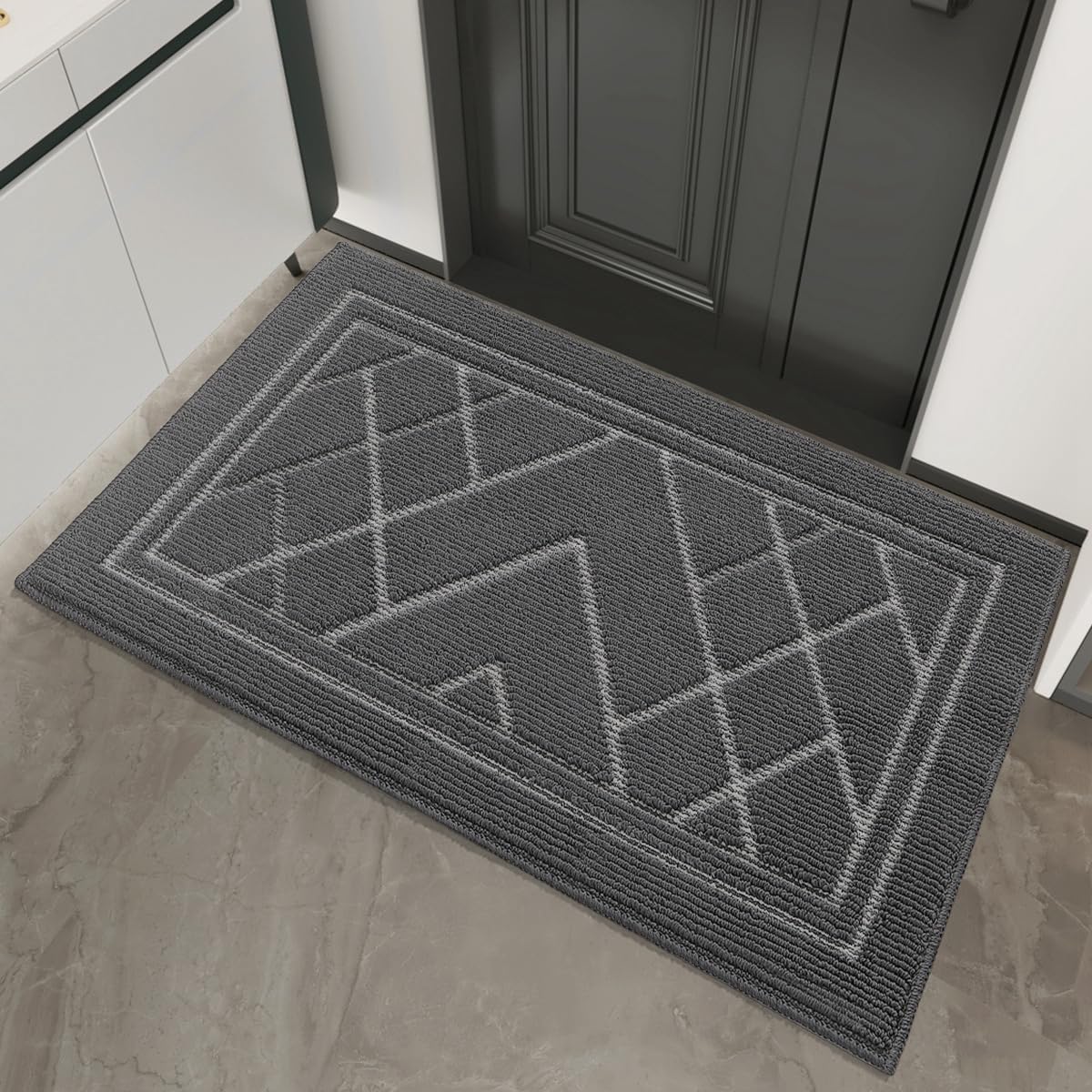 Amazon | Tuokus 玄関マット 75×45cm ドアマット 泥落としマット フロアマット マット キッチンマット タイルカーペット ...