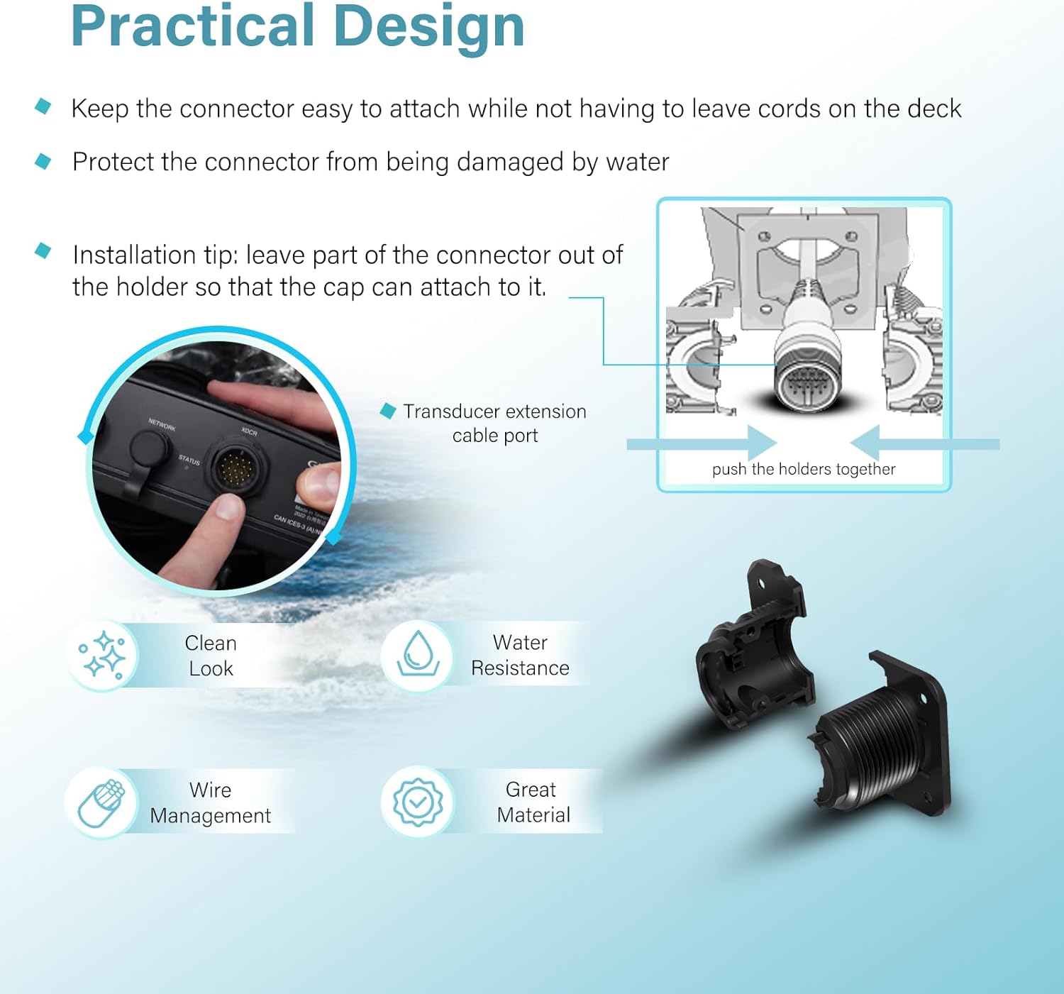 010-13350-00 LiveScope™ Bulkhead Connector Kit Compatible with LiveScope™ Plus LVS34/ LiveScope™ Plus System LiveScope™ System/LiveScope™ XR LVS62/ LiveScope™ XR System