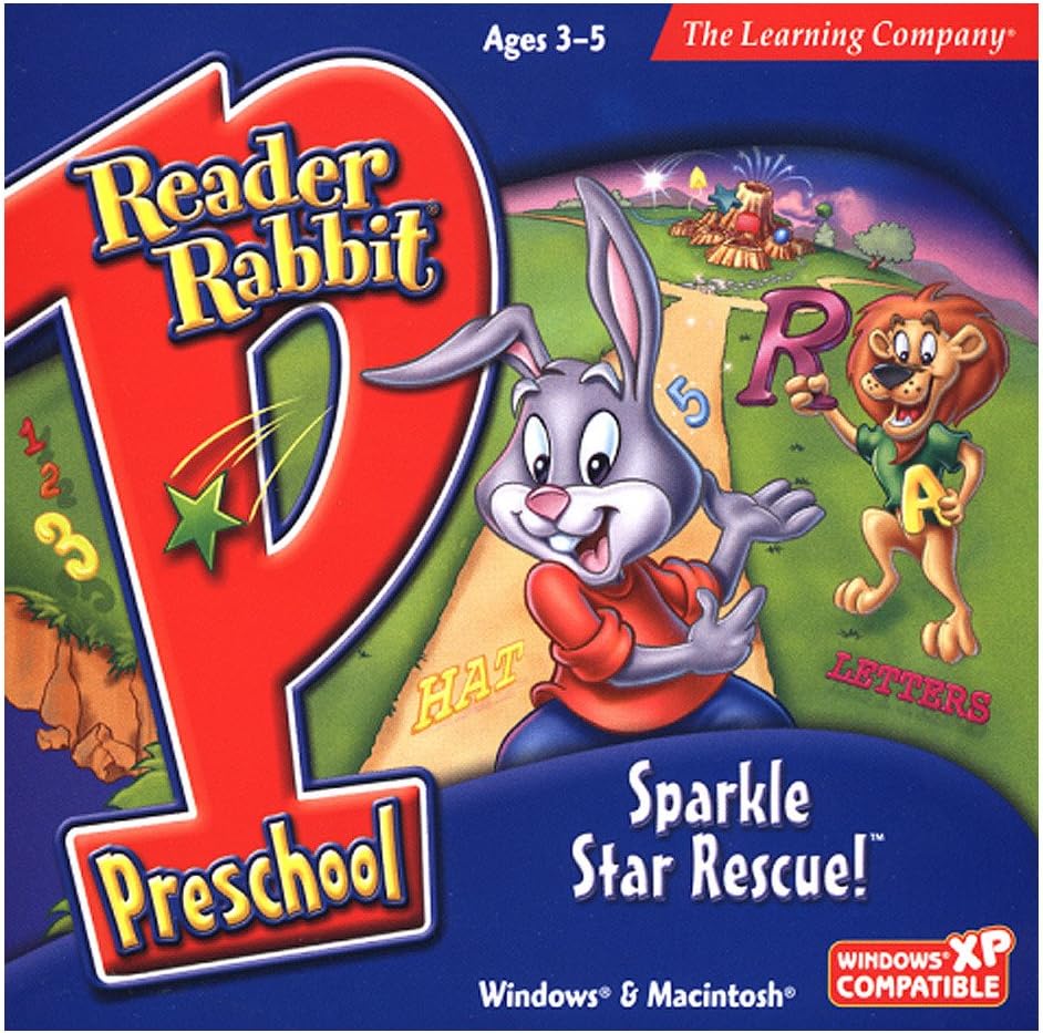 Amazon.com: Reader Rabbit Preschool Sparkle Star Rescue Age Rating:3 ...