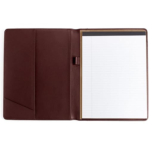 Leatherology Bordeaux Standard Padfolio with Pen Loop