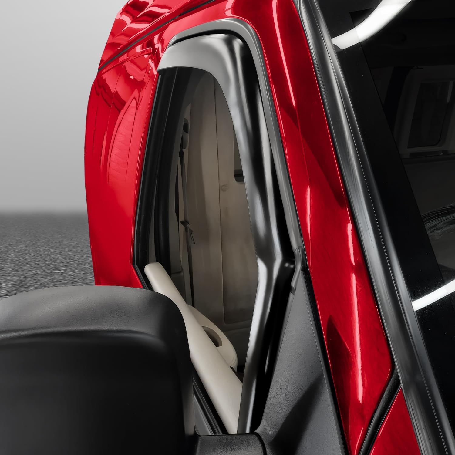 Voron Glass in-Channel Extra Durable Rain Guards for GMC Savana 2500/3500 1996-2026, Window Deflectors, Vent Window Visors, 2 Pieces - 200282