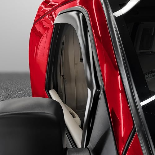 Miniatura 8 de Voron Glass Protectores de lluvia extra duraderos en canal para Mazda CX-30 2020-2023, deflectores de ventana, viseras de ventana de ventilación, 4