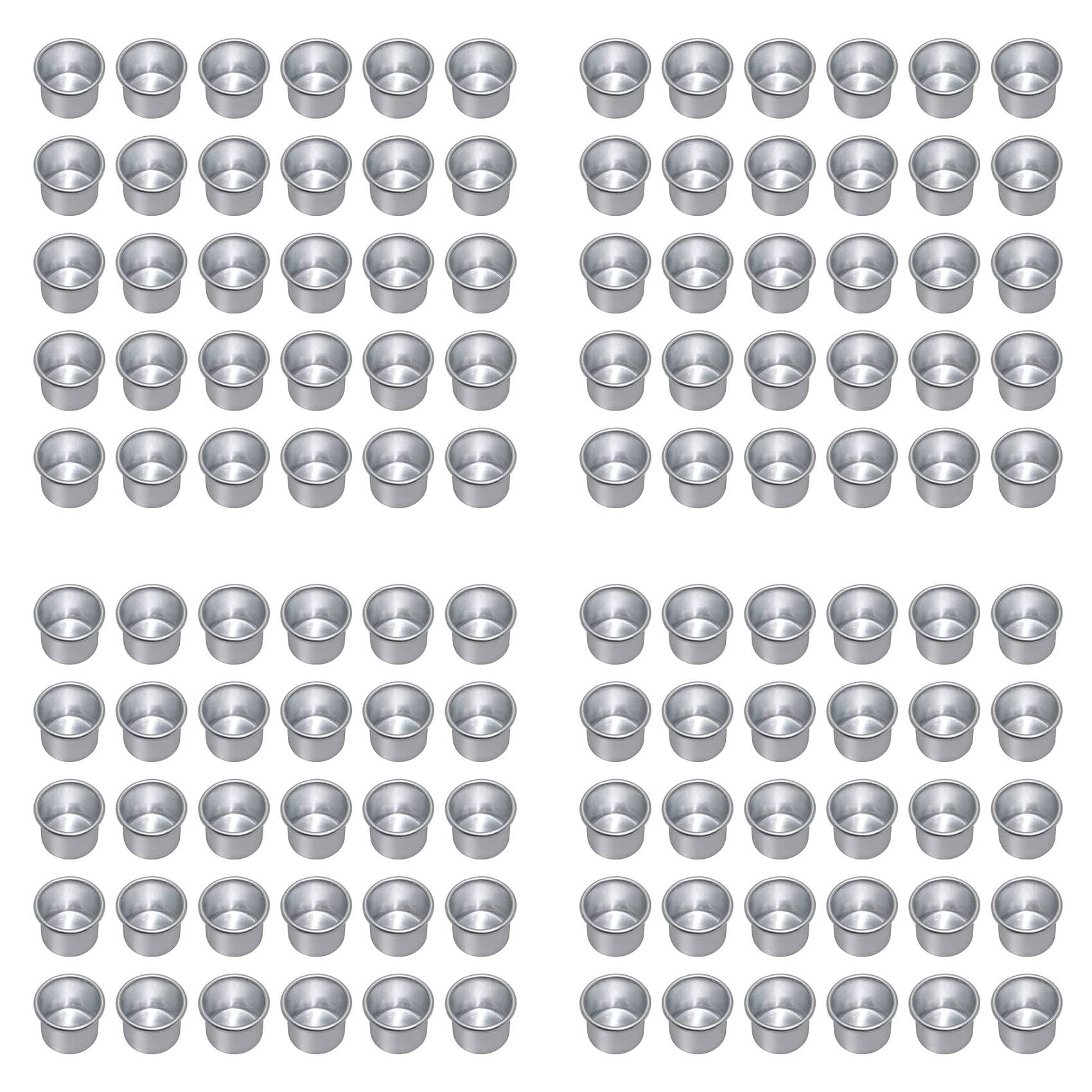 Hndhbfgrt Candle Holders for Taper Candles, Candle Holder, Tea Lights, Candle Insert Table Candles, Candle Holder 120Pcs Silver