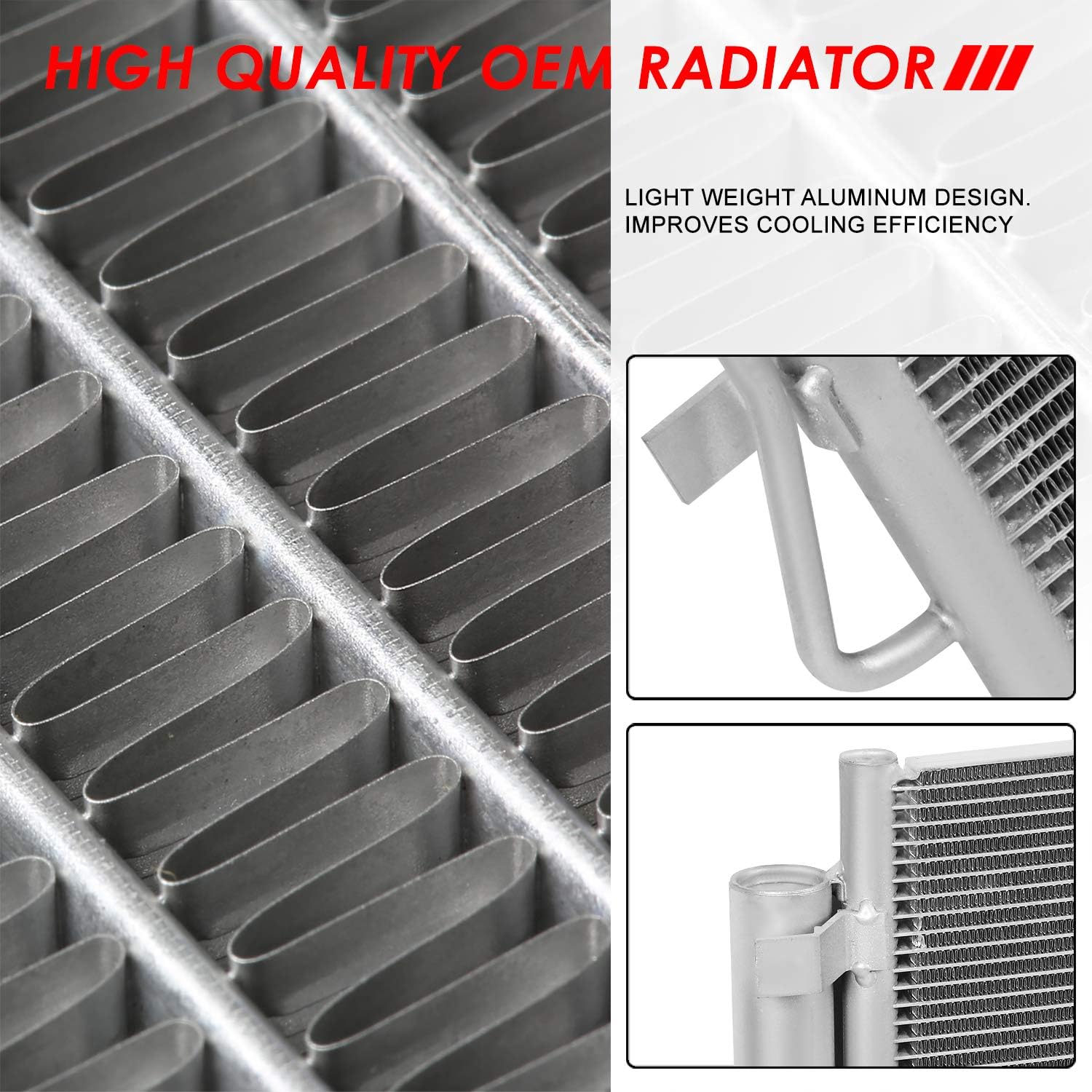 Auto Dynasty 3983 Factory Style A/C Condenser Compatible with Sonata Optima 2.4L Hybird 2011-2016, Aluminum