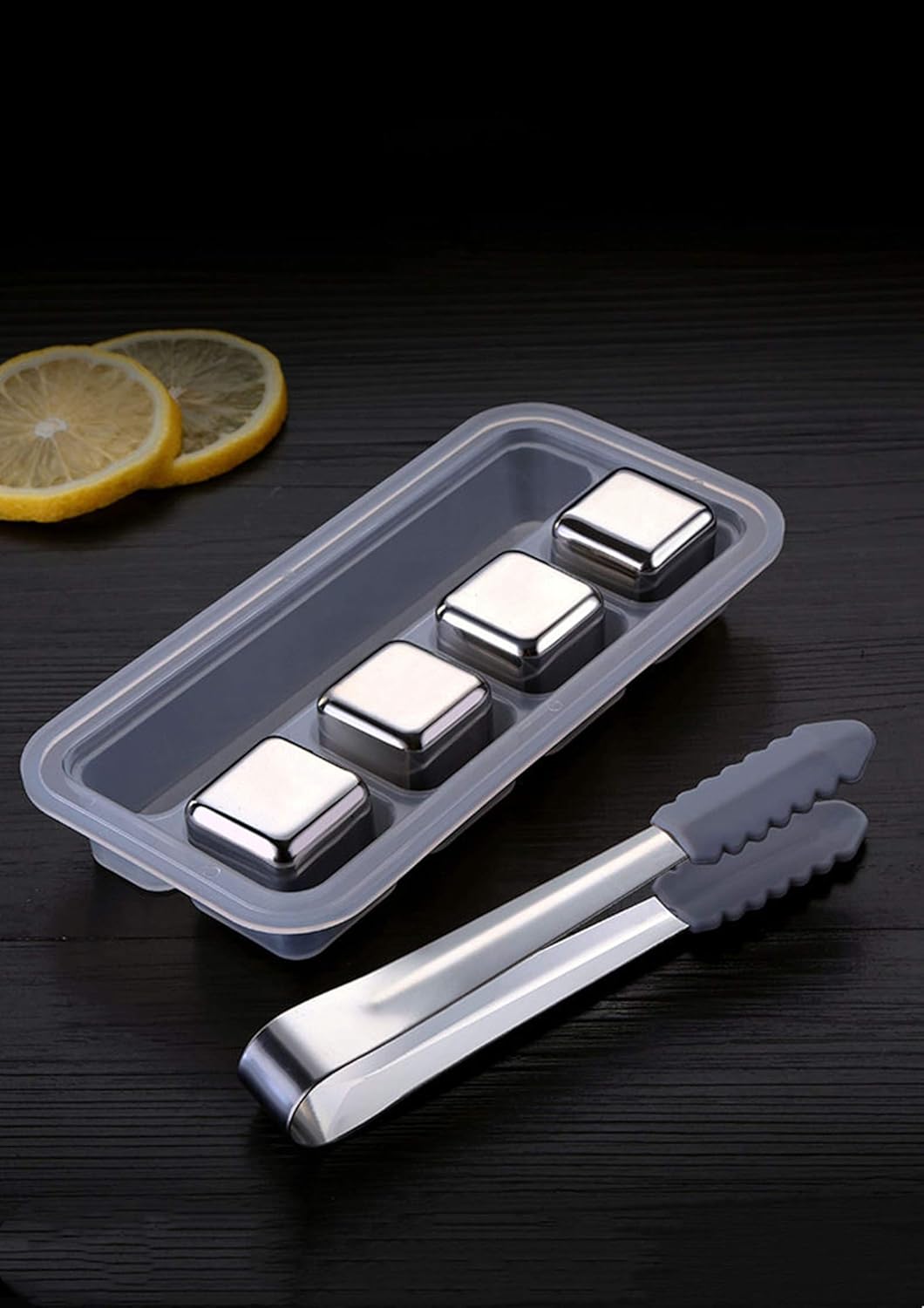 Buy Ice Cubes Reusable, Stainless Steel Ice Cubes for Whisky, Beverage