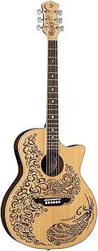 Luna Henna Paradise Select Spruce Acoustic Electric Guitar