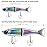 Bassdash SwimShad Glide Baits Jointed Swimbait Bass Pike Salmon Trout Muskie Fishing Lure