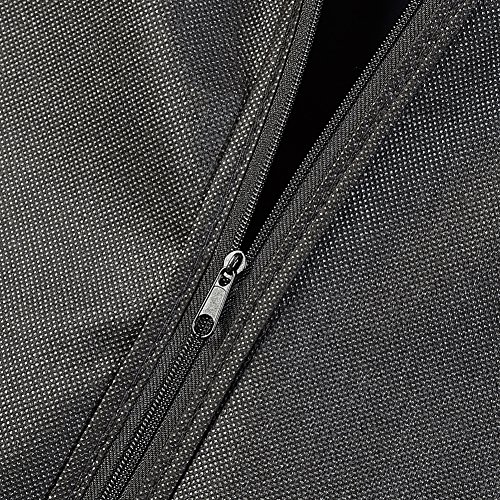 Pack of 3, 41 Inches Black Hanging Breathable Suit Garment Bags for Mens Closet,Jacket,Short Dress,Suit Travel, protector or Storage2