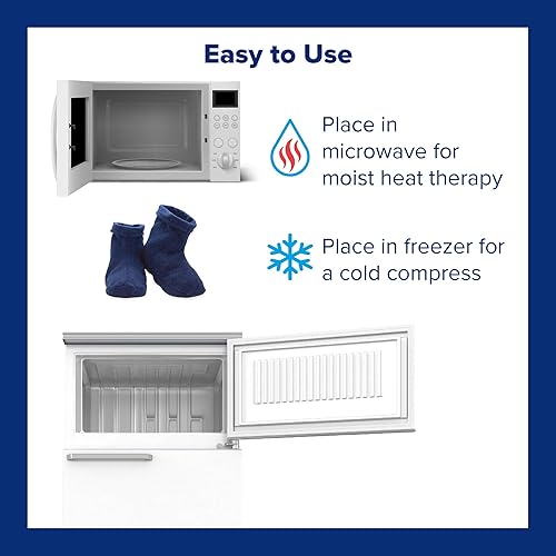 Vista 5 de Carex Health Brands Bed Buddy - Pies cálidos, azul, clavo, canela y eucalipto