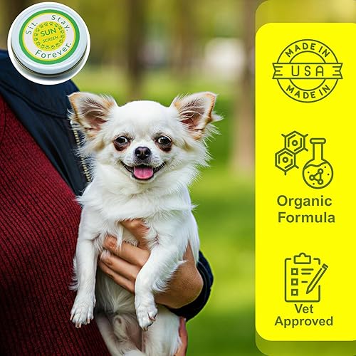Miniatura 6 de Sit Stay Forever - Protector solar orgánico para perros y gatos, protector solar para perros, esenciales para la playa para perros, crema de