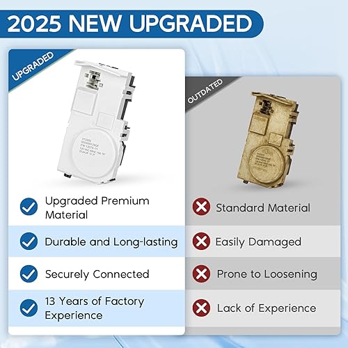 Miniatura 2 de Cerradura de puerta de lavadora WH01X29528 mejorada para lavadora de carga frontal GE reemplaza AP6985313, EAP12749276, 4958749, PS12749276,