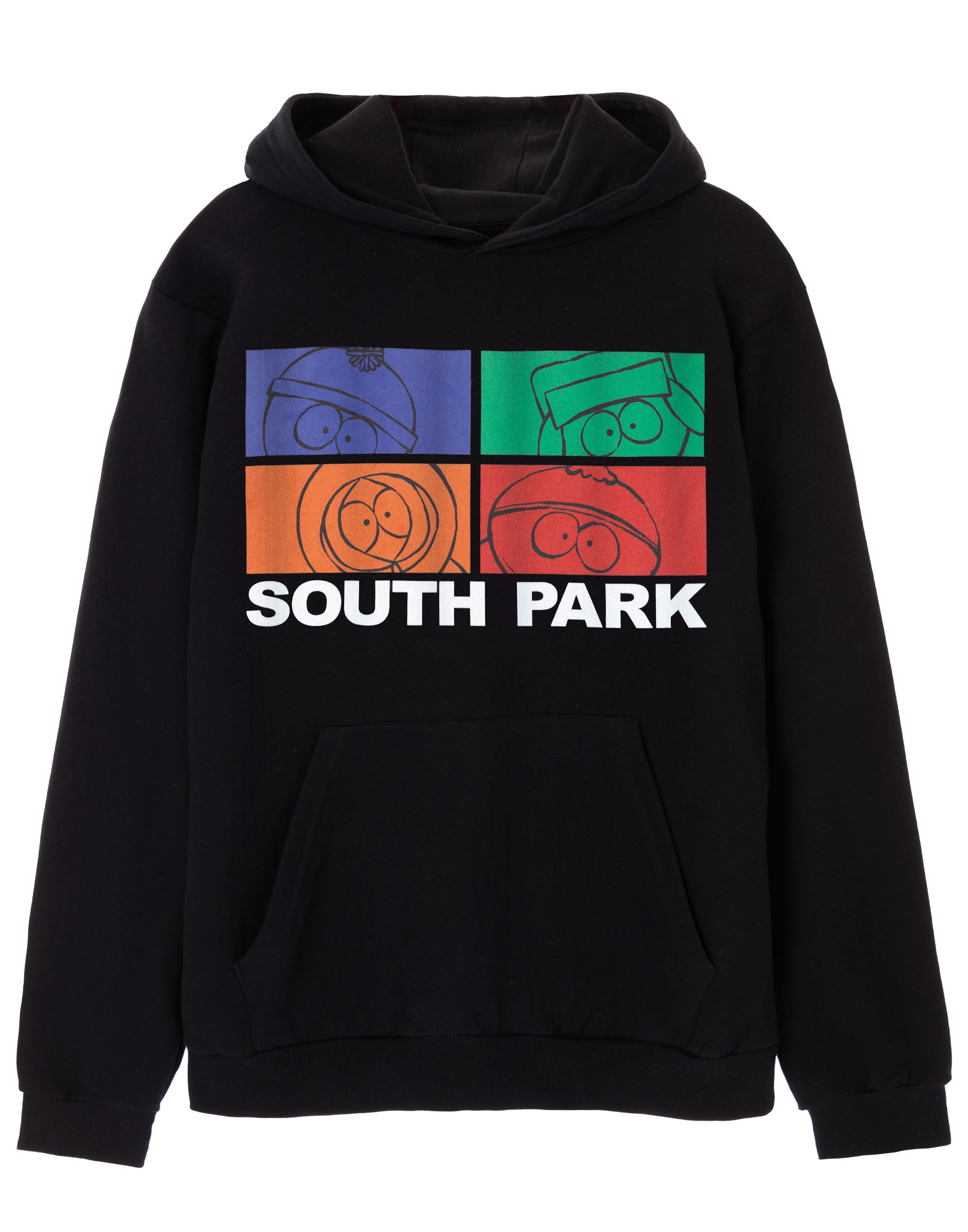 Vanilla Underground South Park Mens Black Coloured Blocks Hoodie (Medium) from B&Q