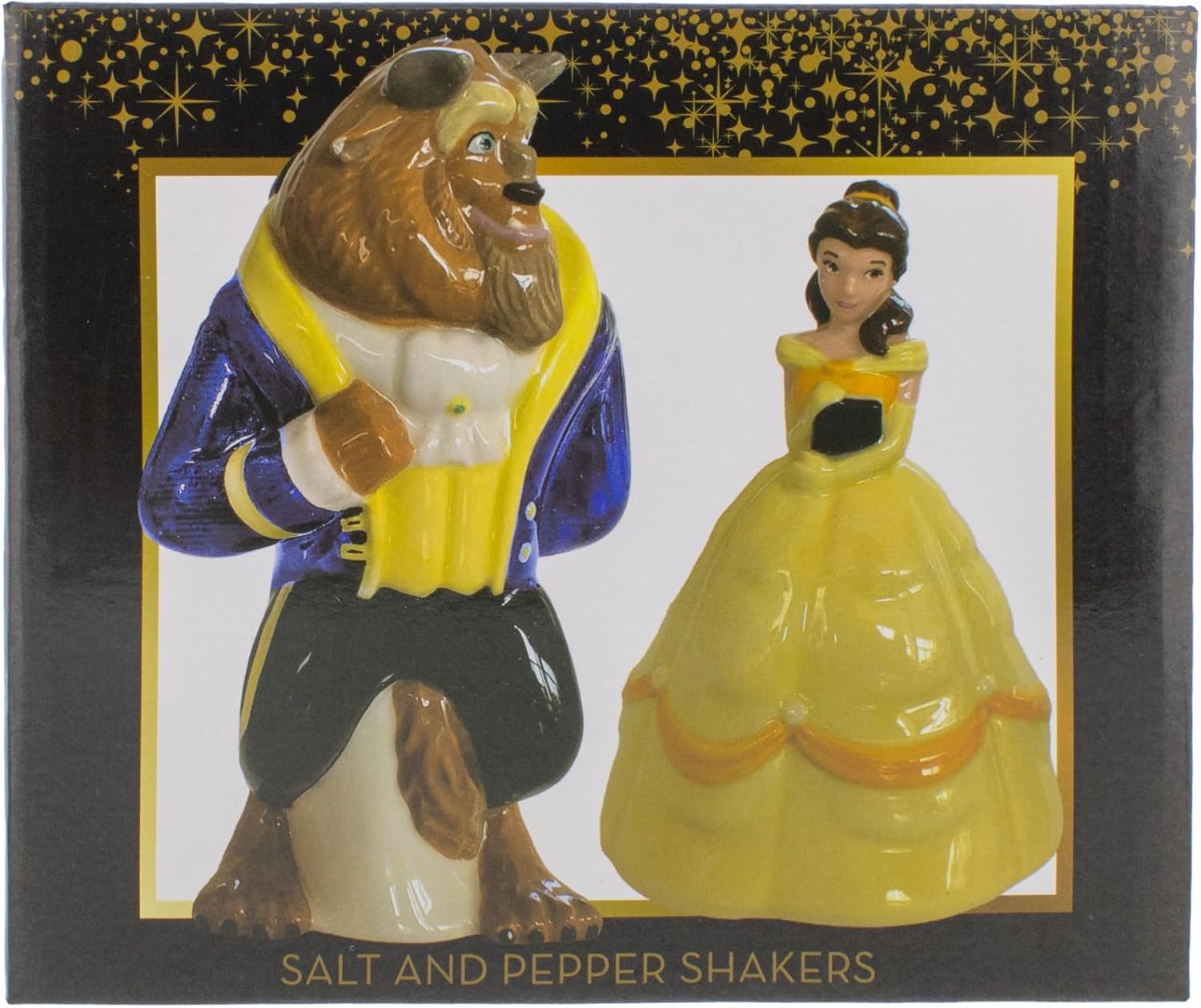 Beauty and the Beast Ceramic Salt & Pepper Shakers