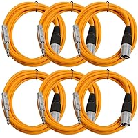 Vista 28 de Seismic Audio SATRXL-M2Purple6 Cables de conexión XLR macho de 2 pies a TRS de 1/4 de pulgada - Púrpura