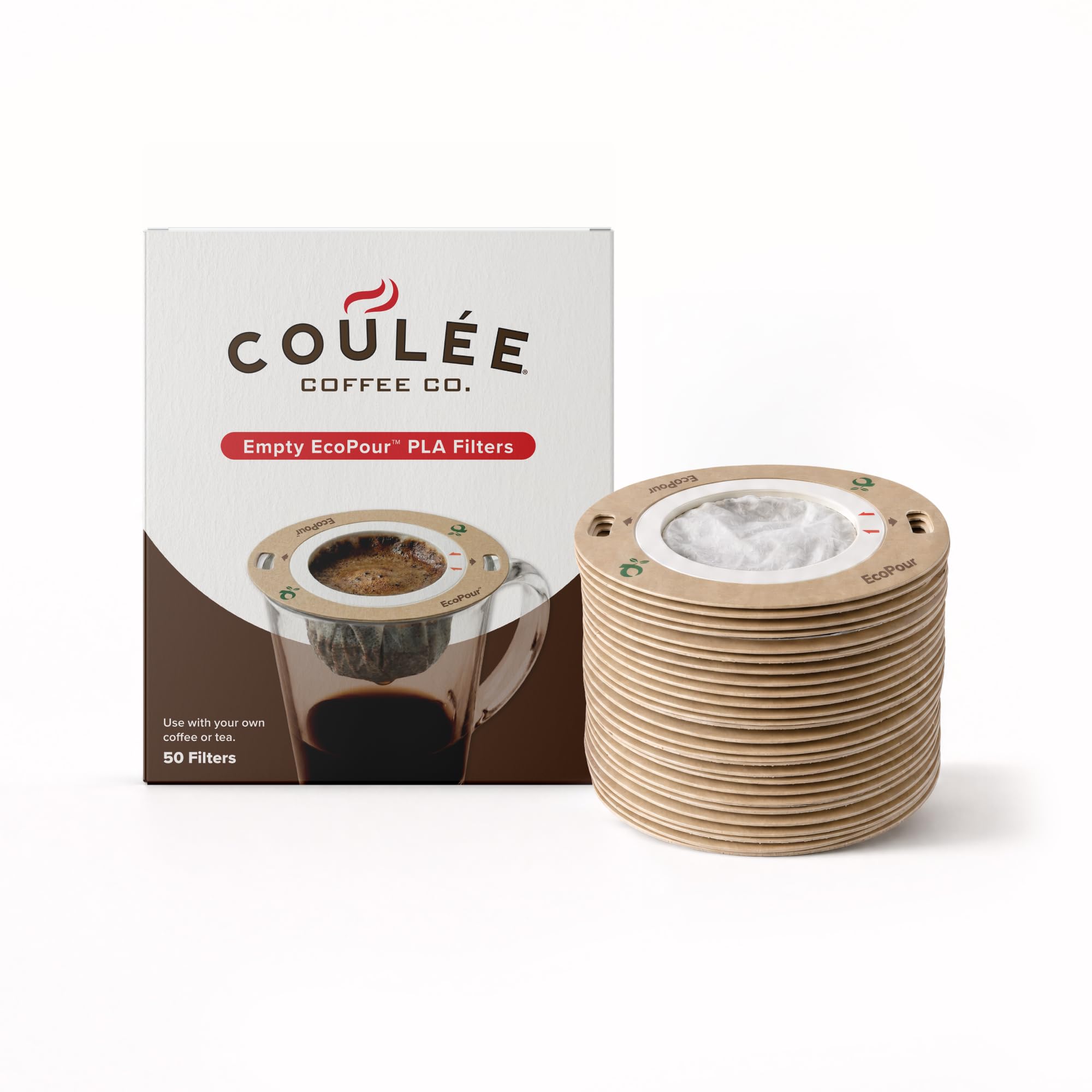 EcoPour Coffee Filters - Compostable & Sustainable -10 EcoPour Coffee Filters - Compostable & Sustainable -10