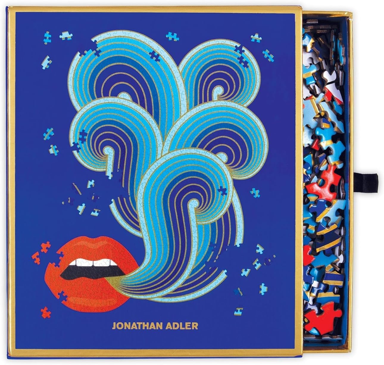 Jonathan Adler 750 Piece Lips Shaped Puzzle