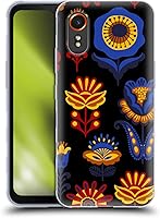 Vista 12 de Head Case Designs Officially Licensed Haroulita Blue Red Ethnic Pattern Soft Gel Case Compatible with Samsung Galaxy Xcover7 5G