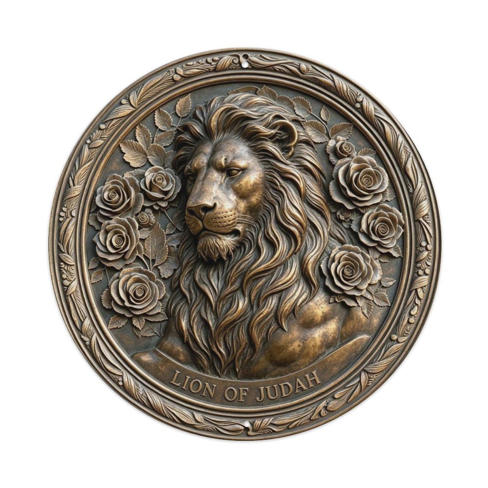 Lion of Judah Metal Tin Sign Plaque