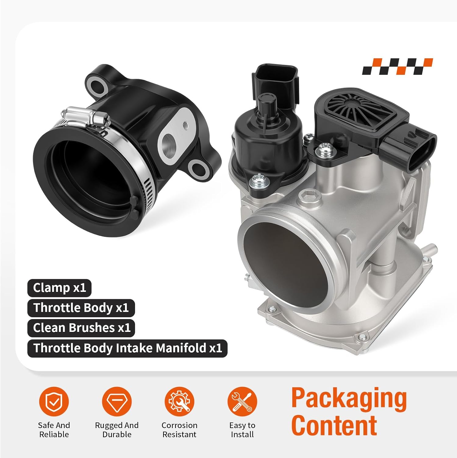 Throttle Body W/Intake Manifold For Polaris RZR 570 2012-2016 Ranger 570 2014 Sportsman ACE 570 2015 ACE 570 2016 1204284 1205098