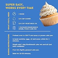 Vista 4 de Kinnikinnick - Mezcla de pastel blanco - Mezcla de pastel sin gluten, apta para alérgicos - Caja de 17.6 onzas