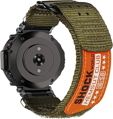 Nylon Watch Bands Compatible with T-Rex Ultra/T-Rex Ultra 2 51mm. | Suitbale Trex Ultra1/2,Millitary Nylon Strap With Hook and Loop Design and Tools included.