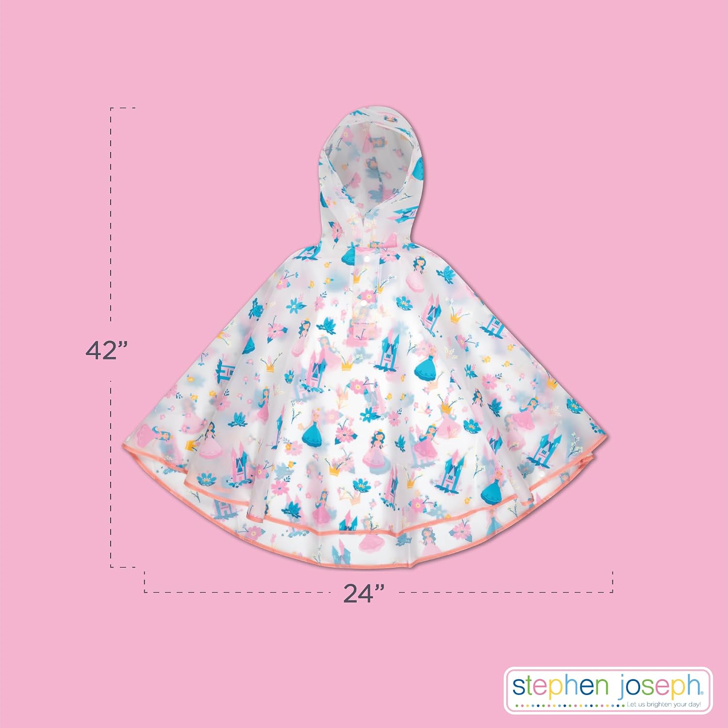 Stephen Joseph Unisex Kids Lightweight Poncho