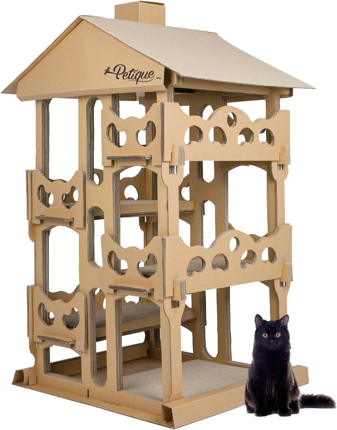 Feline Chateau Cat House, Kraft, One Size (CH03010200)