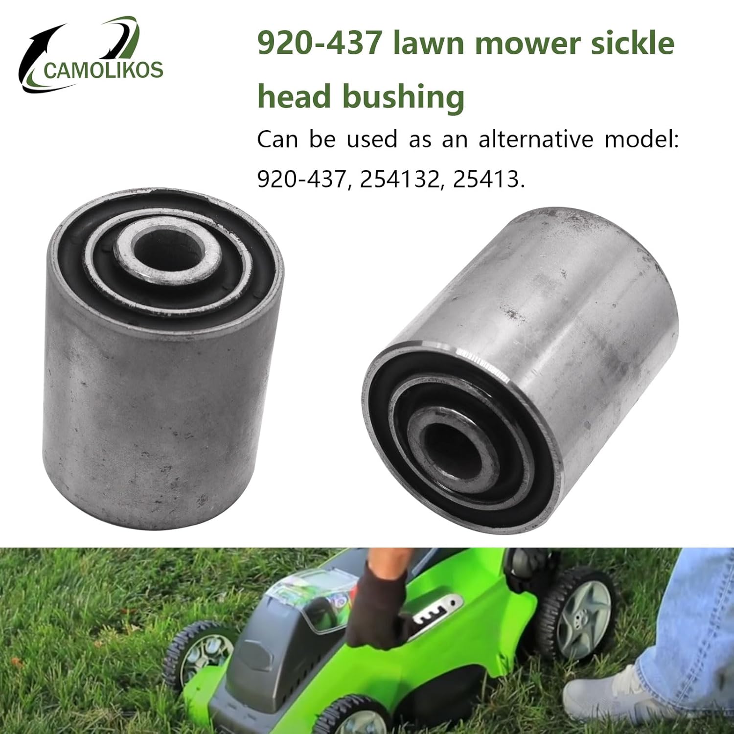 920-437 Sickle Head Bushing Compatible with New Holland Haybine Mower 1469 472 477 479 488 490 495 (2Pack)