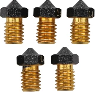 bocal da impressora, boa condutividade térmica latão resistente a altas temperaturas 0,4 mm revestimento ptfe bocal quente para filamento de 1,75 mm (bico da impressora 3d)