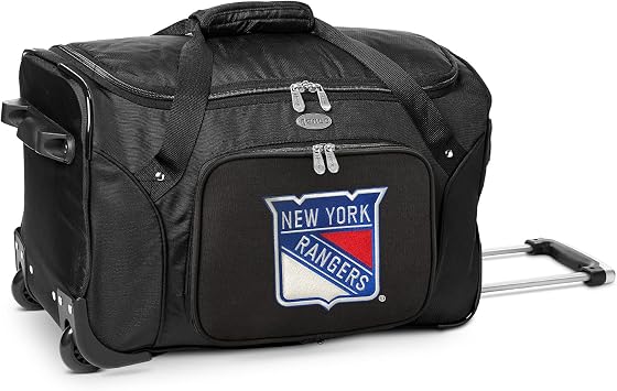 Denco 22-inch Wheeled Duffel Bag, Black, Large