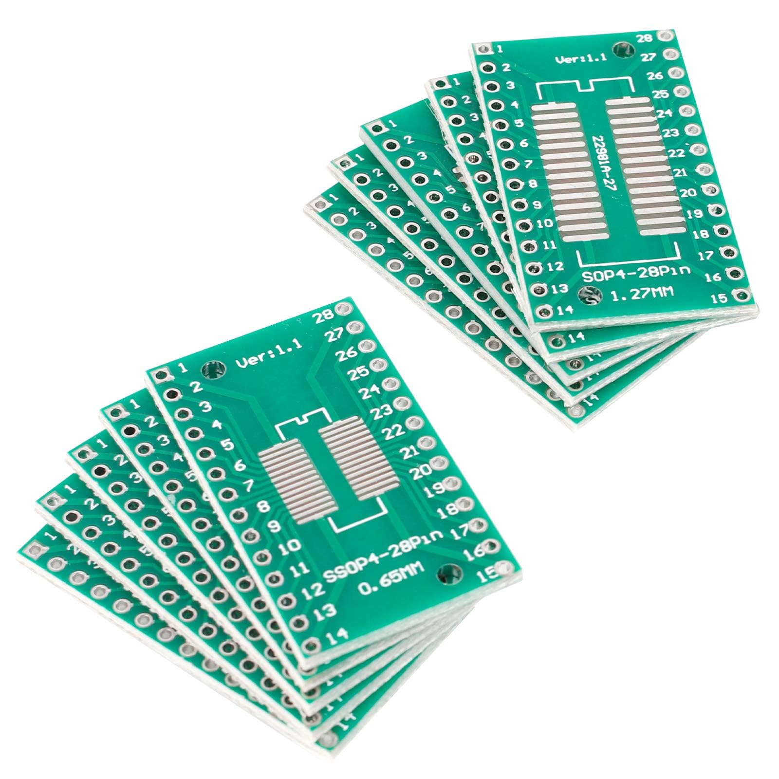 70pcs PCB Board PCB Scheda Universale a Doppia Lato Millefori Stampato Circuito in FR4 per Saldatura Progetto Elettronico Prove Tecniche Fai Da Te -7 Dimensioni