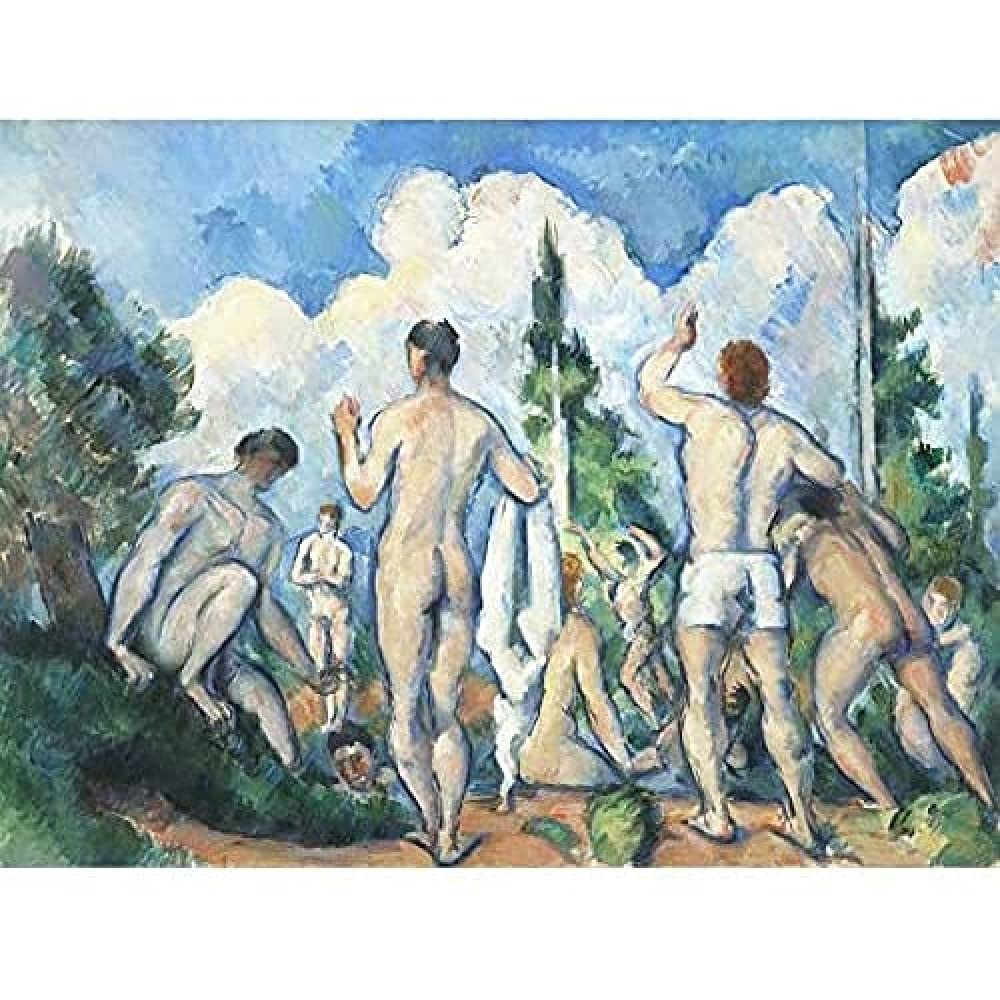 Paul Cezanne Bathers Unframed Wall Art Print Poster Home Decor Premium