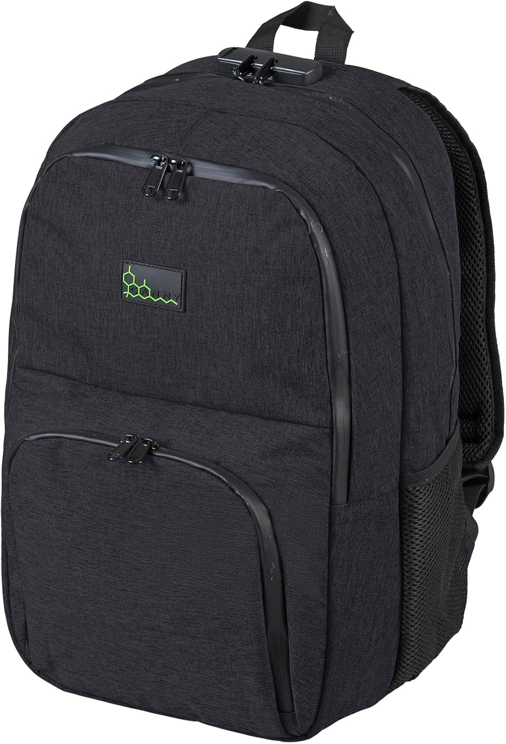 防臭バックパック - L 防臭トラベルバックパック 盗難防止 コンビネーションロック ノートパソコンポケット 防水