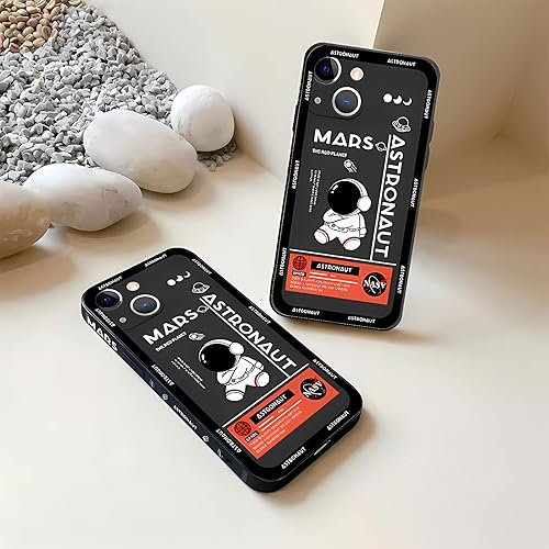Miniatura 6 de Funda con diseño espacial de astronauta para iPhone 13 Pro Max (viene con colgante), bonita funda de anime de dibujos animados para iPhone 111214