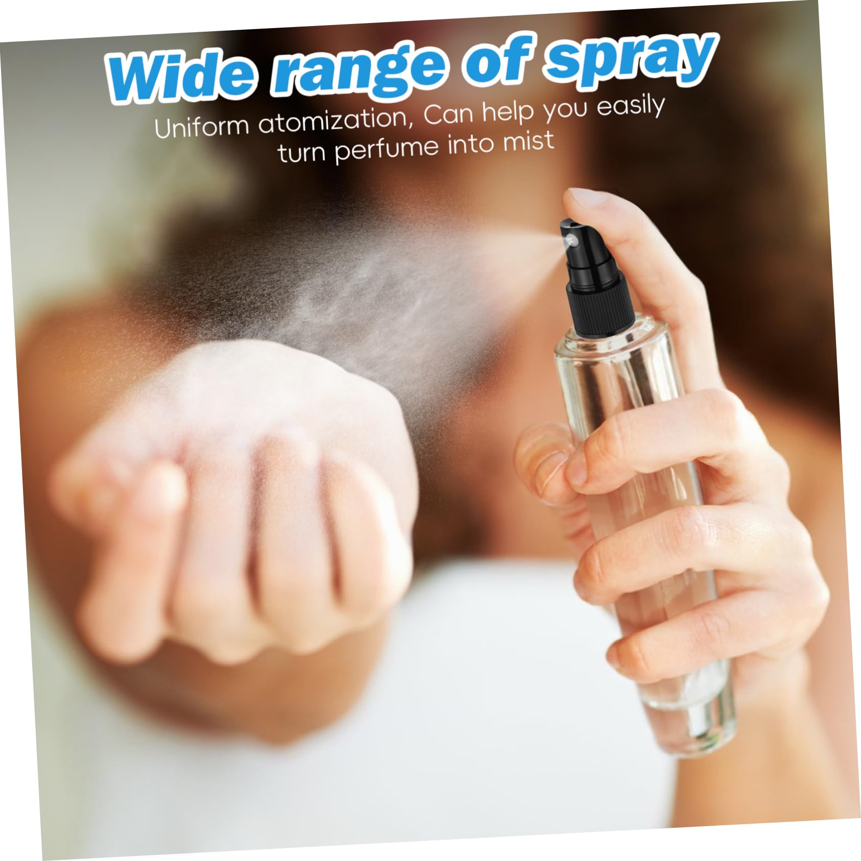 BESTYASH 20 Pezzi Tappi Spray per Profumo Ugello Fine Nero