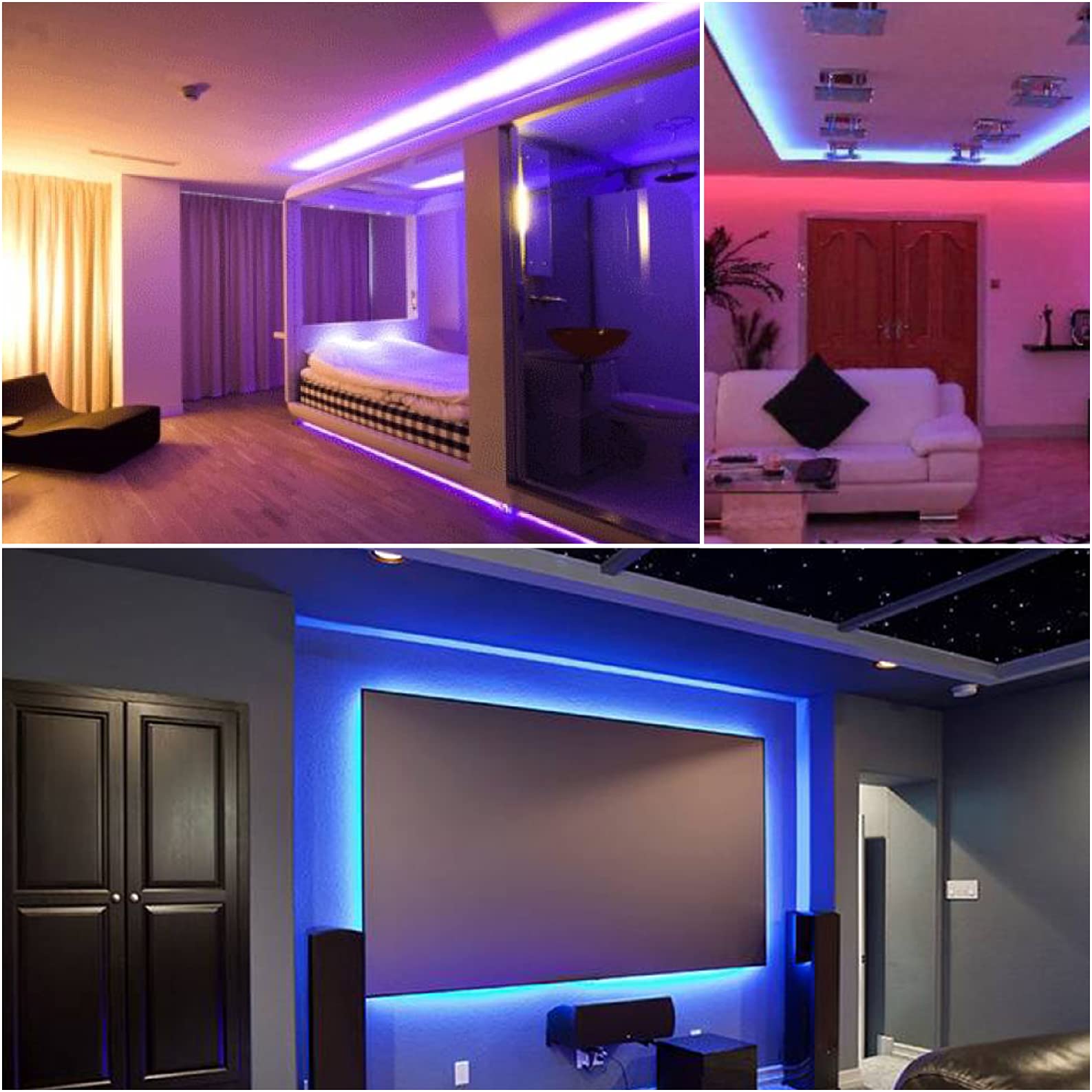 LED ATOMANT KIT 5m de Tira Luz LED RGB 220V IP65 Controlador y Mando RF | Corte cada 12,5cm