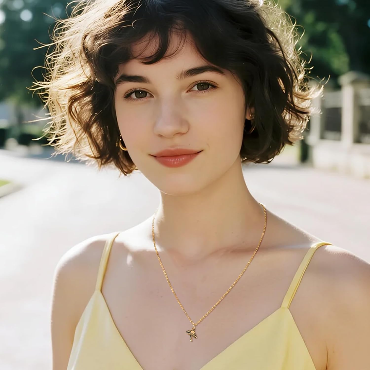 Gold Mushroom Necklace for Women, Dainty Mushroom Pendant Adjustable Necklace Inspirational Jewelry Gifts for Friendship Birthday & Christmas - Image 7