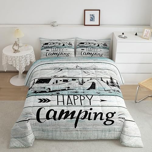 Miniatura 21 de Castle Fairy Juego de edredón de Halloween tamaño individual, juego de ropa de cama con estampado de animales de murciélagos negros para niños