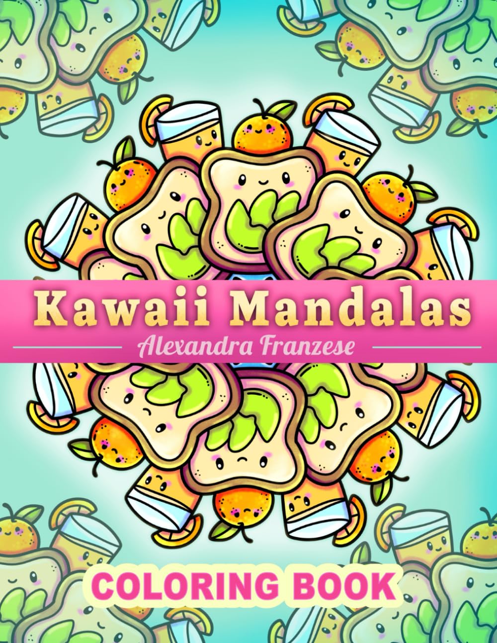 Kawaii Mandalas Coloring Book: Adorable Animals & Characters to Color, Relaxing Activities for Stress Relief, Adults and Kids can Enjoy (Icon Mandala Coloring Books)