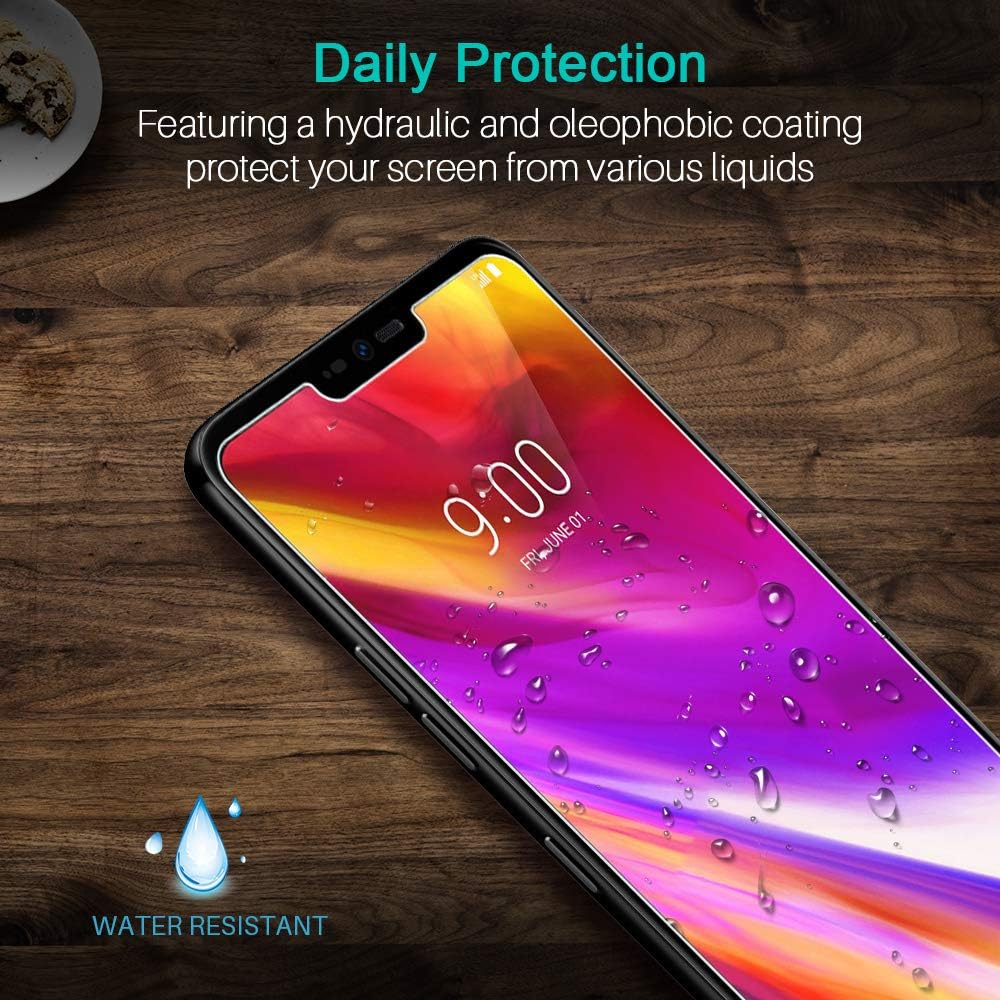 Cheap 4 Pack LK Screen Protector Compatible for LG G7 ThinQ, Tempered Glass - 9H Hardness, Case Friendly Special 4 Pack LK Screen Protector Compatible for LG G7 ThinQ, Tempered Glass - 9H Hardness, Case Friendly