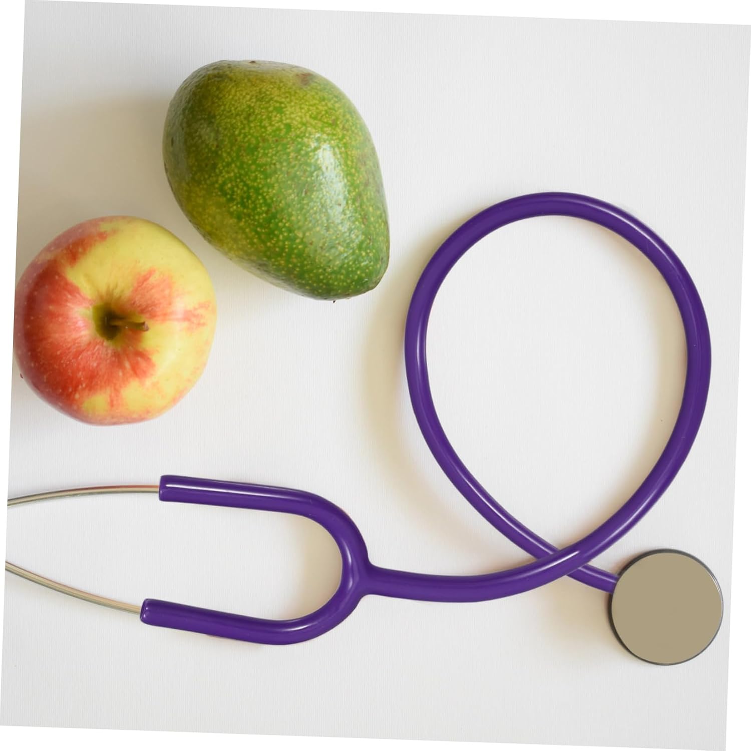 2pcs PVC Y Shaped Stethoscope Replacement Tube Purple